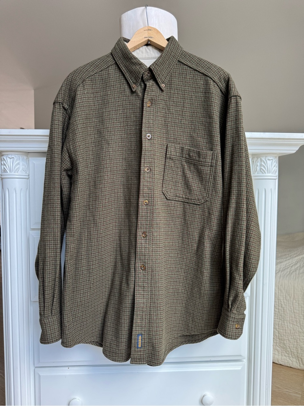 Woolrich John Rich & Bros. Houndstooth Button-Up Shirt